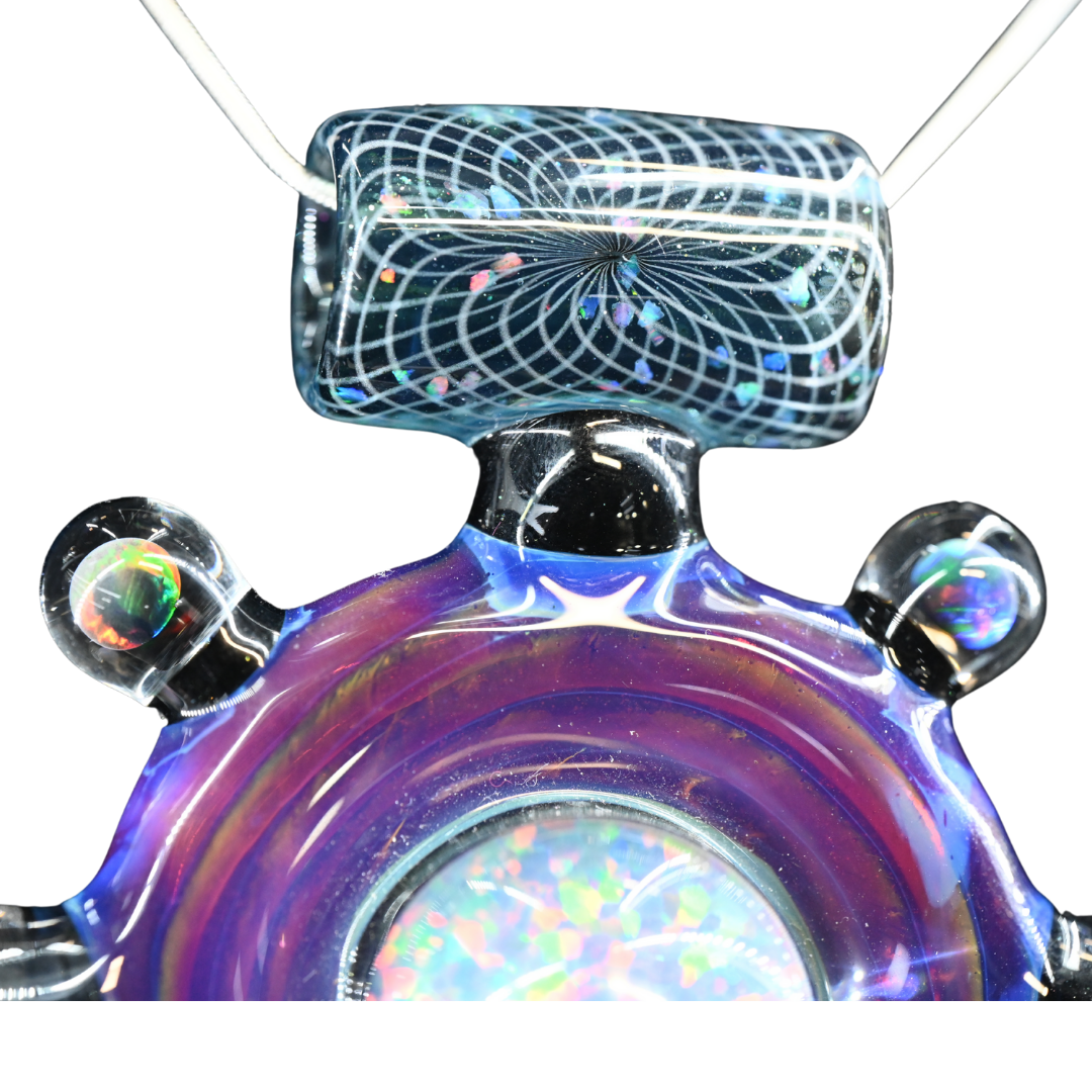 Sir Pyro Custom Bling Pendant w/ XL Center Opal