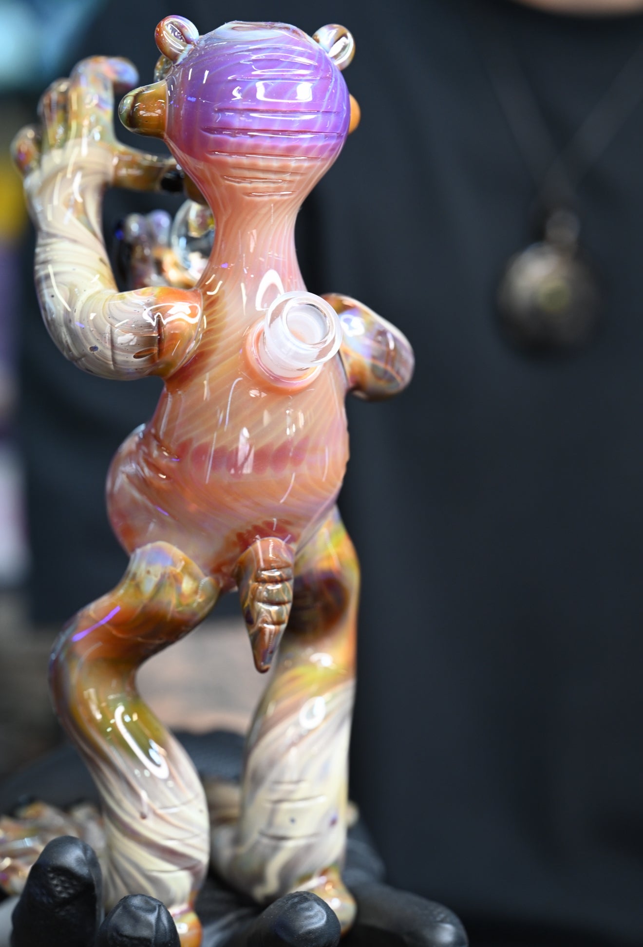 Trouble The Maker Cyclops Heady Monster with Opal in Hand