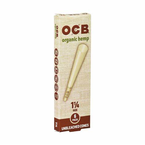 OCB Unbleached Organic Hemp Cones