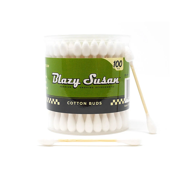 Blazy Susan Cotton Buds (100-Count Jar)