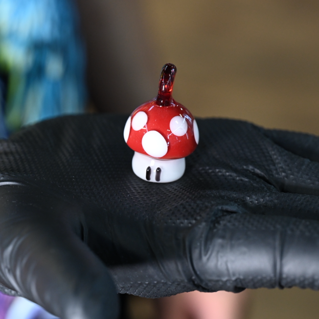 Hoobs Glass Art Super Mario Heady Pendants