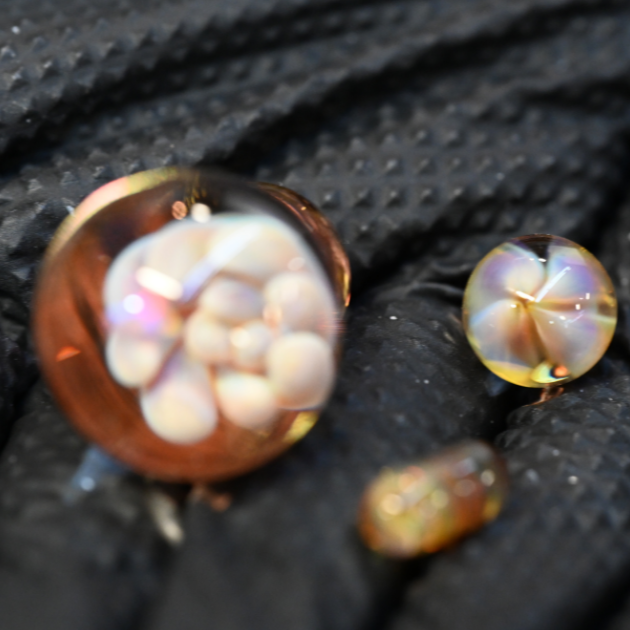 Cole Hamilton 3 piece Mushroom Slurper Set w/ Opal in Moonstone