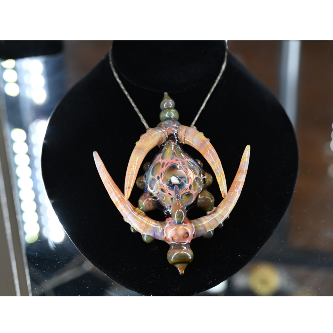 Kristian Merwin's One of One  Pink Amber Opal Pendant Dab Tool