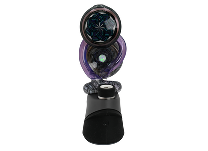 Sir Pyro x GlassSmith Collab Rainbow Filla Disk Puffco Peak Top Empire Electrum (Heady)