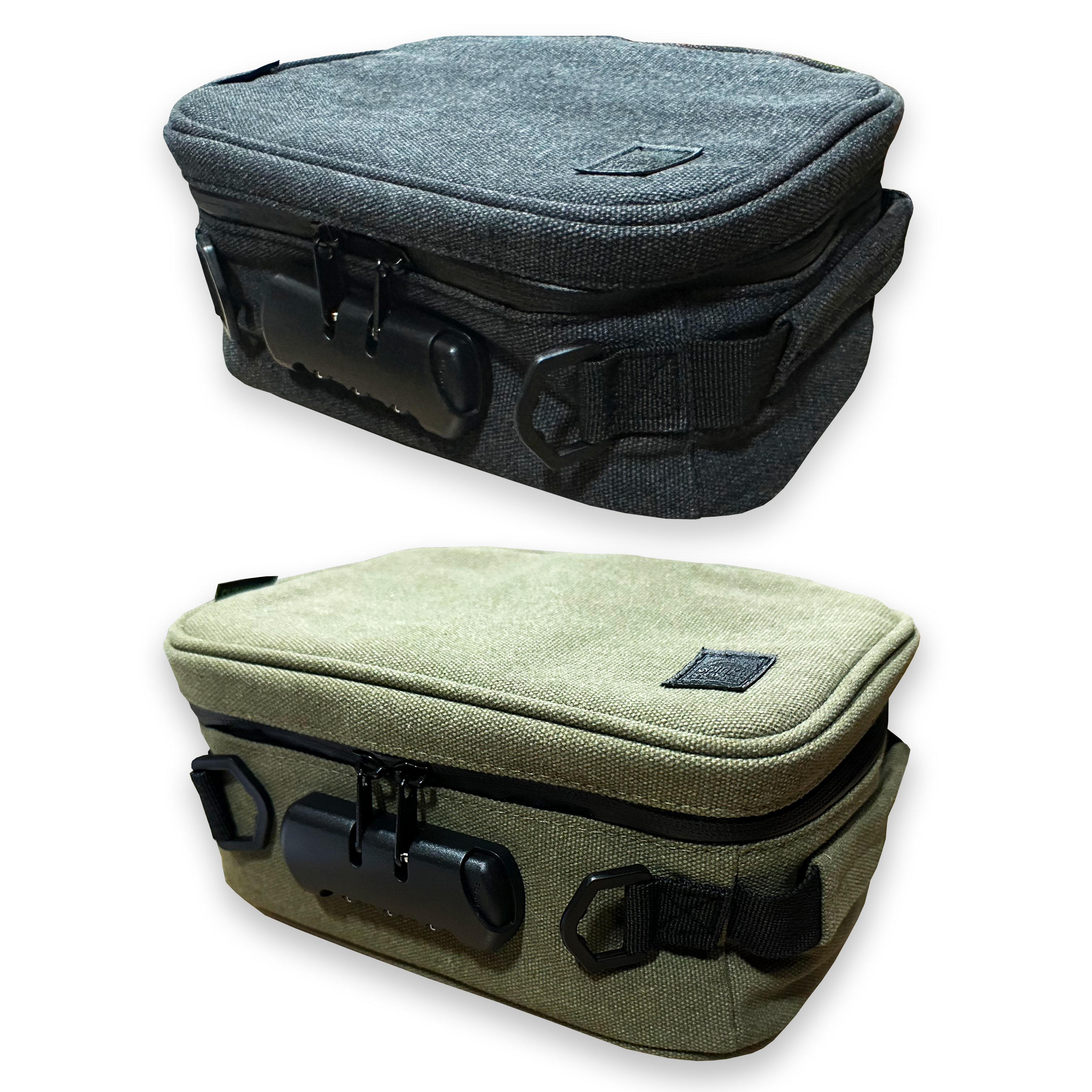 Smell Proof Canvas Lock Bag with Tool Organizer- 2 Pieces Per Pack
