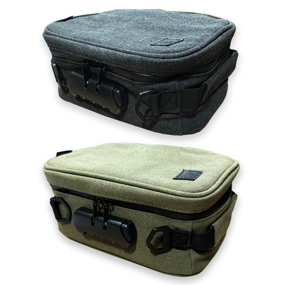 Smell Proof Canvas Lock Bag with Tool Organizer- 2 Pieces Per Pack
