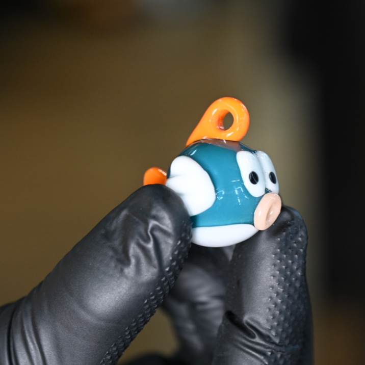 Hoobs Glass Art Super Mario Heady Pendants