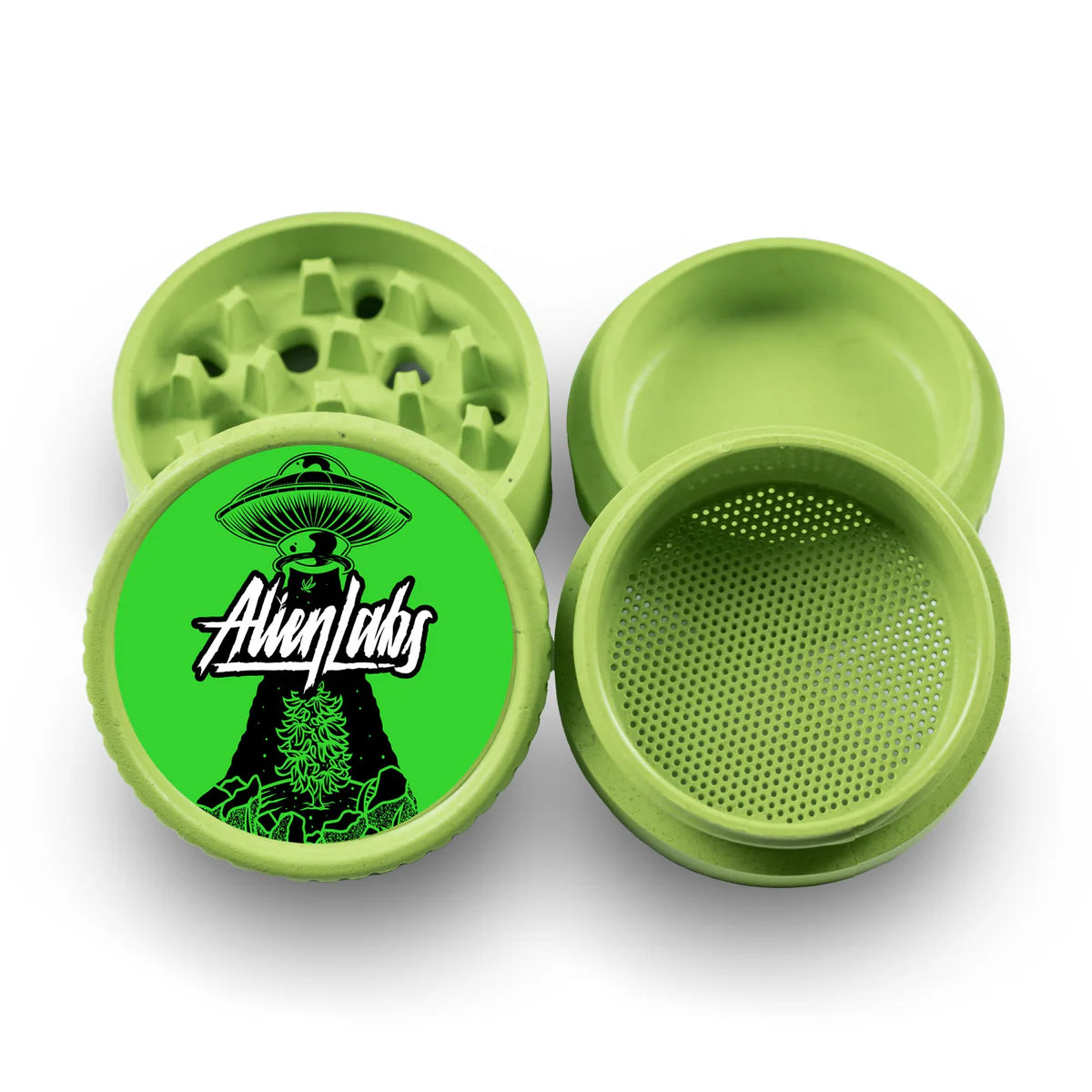 Santa Cruz Shredder x Alien Labs Hemp (4- Piece) Grinder