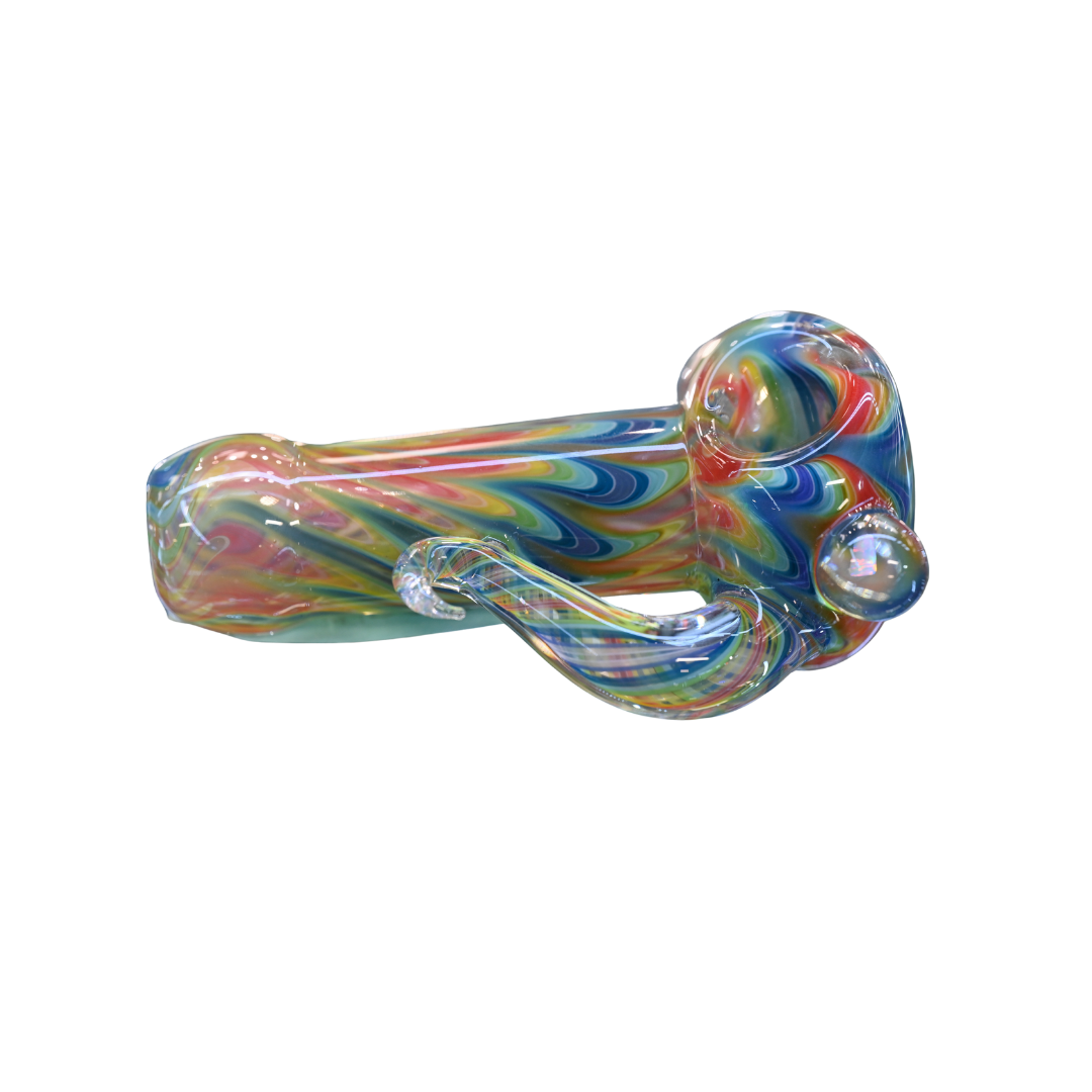Sir Pyro Hand Spoon Pipe w/ Opal
