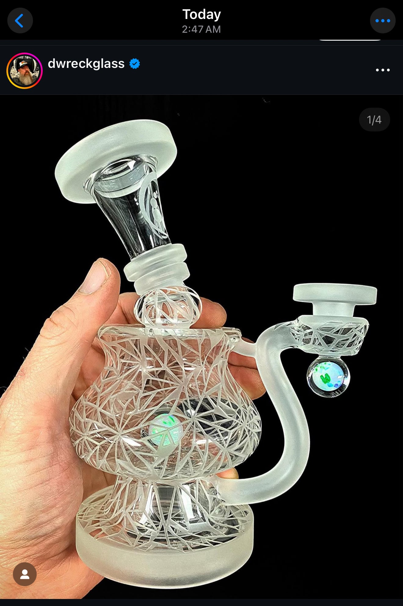 Scholari Glass X Dwreck Collab Rig