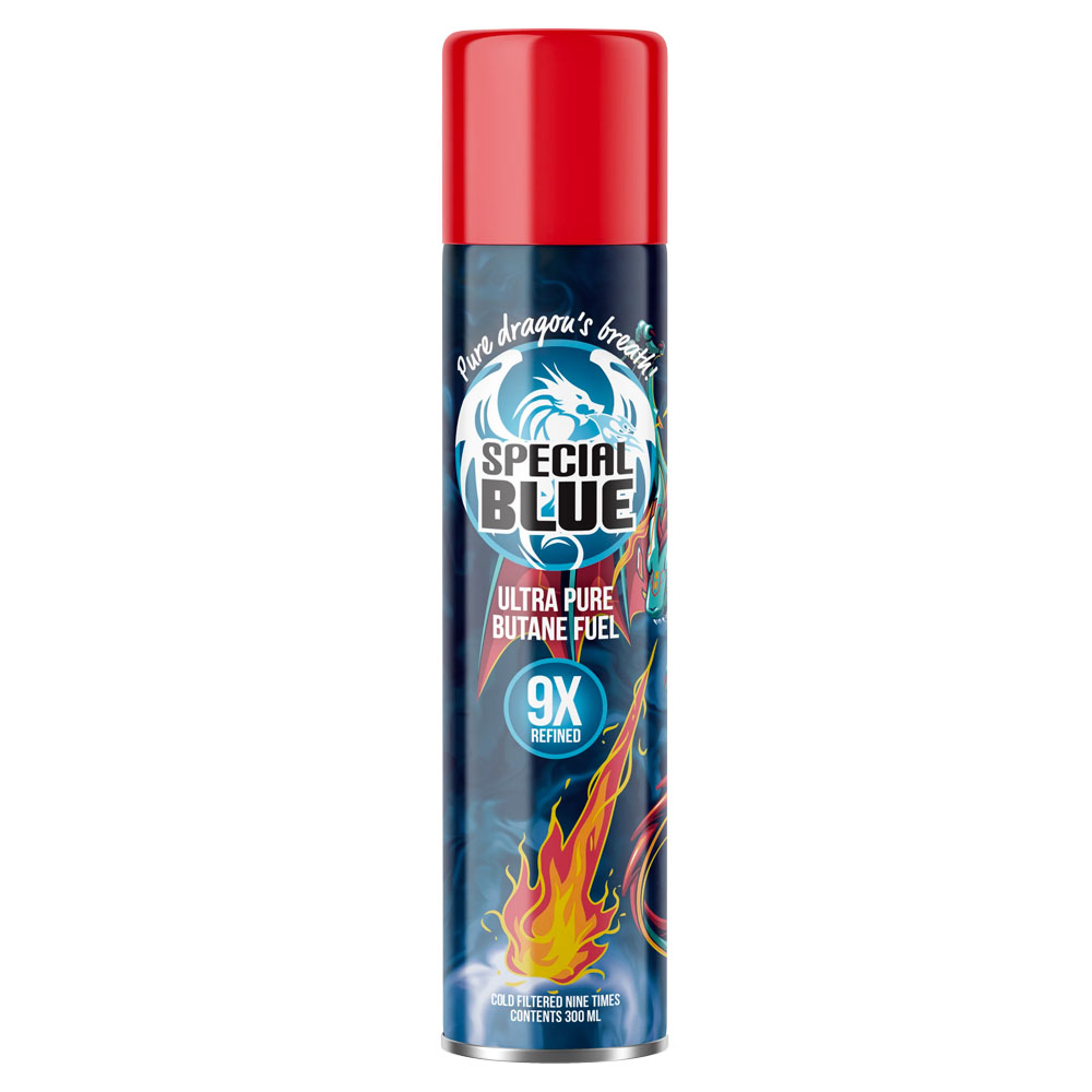 Special Blue 9X Refined Ultra-Pure Butane Fuel Can 300ml