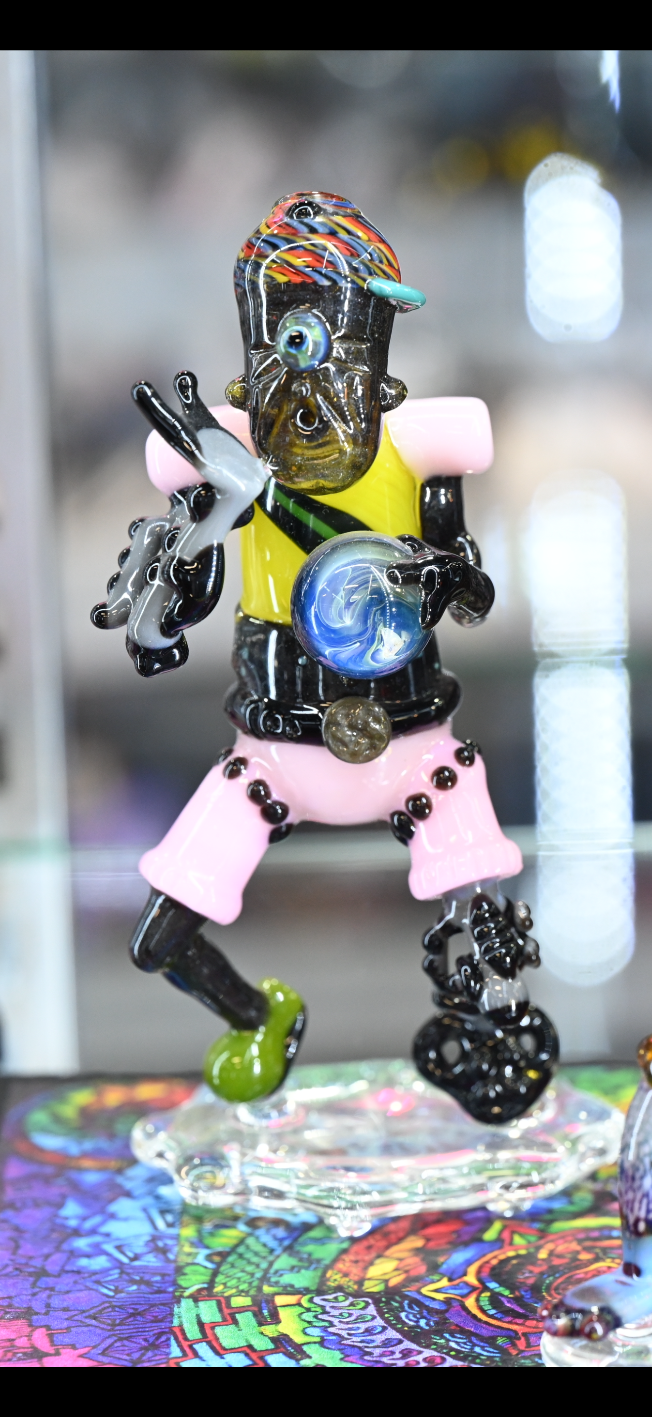 Carisma Glass Basketball Player Pipe (Heady)