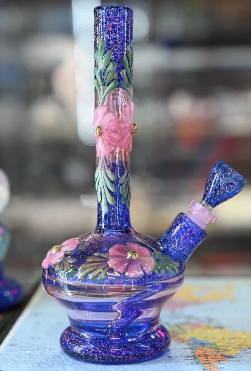 Sarita Glass Flower Pot