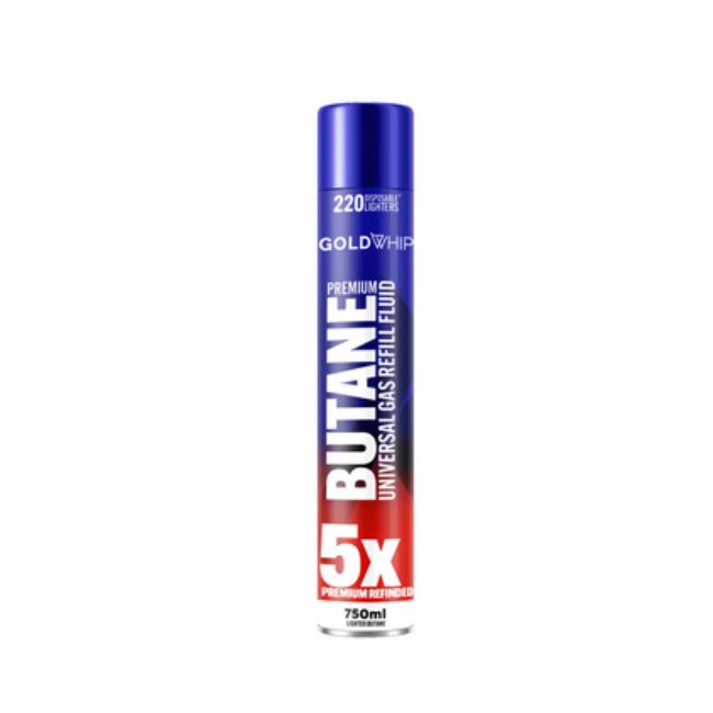 Gold Whip Premium Butane Can 750ml