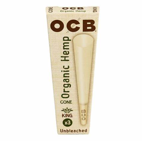 OCB Unbleached Organic Hemp Cones