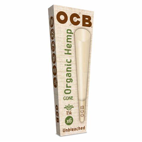OCB Unbleached Organic Hemp Cones