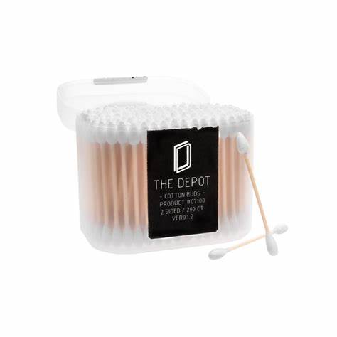 The Depot Cotton Double Sided Buds- 200 ct