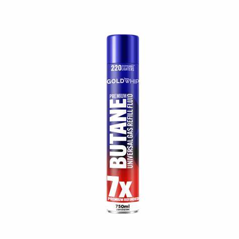 Gold Whip Premium Butane Can 750ml