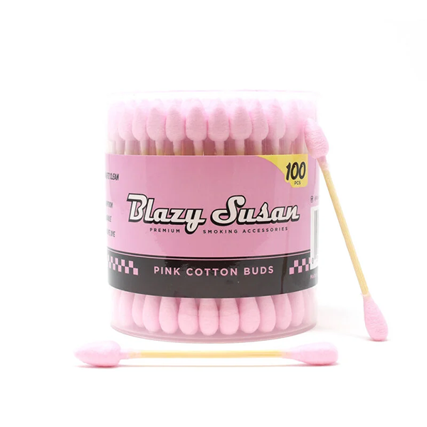 Blazy Susan Cotton Buds (100-Count Jar)