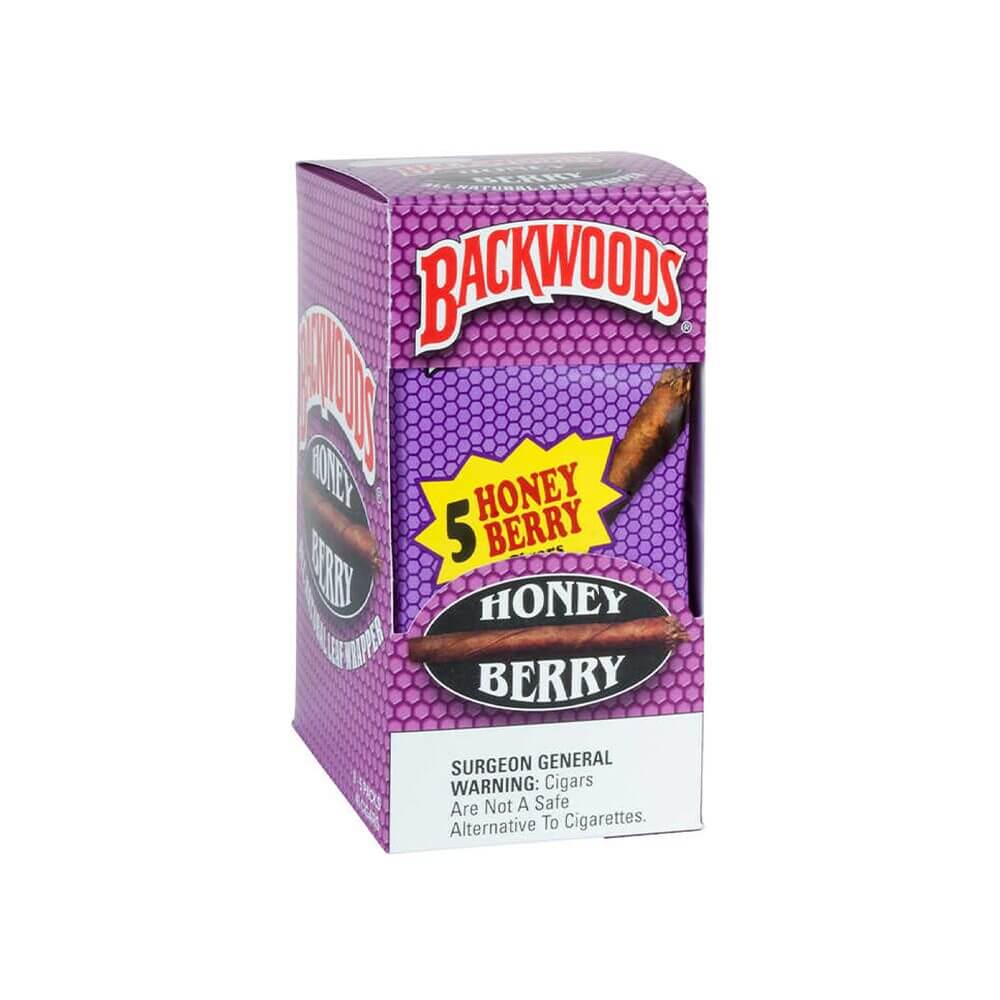 Tobacco/ Unflavored Backwoods Natural Leaf Wrapped Cigars (5-Pack)