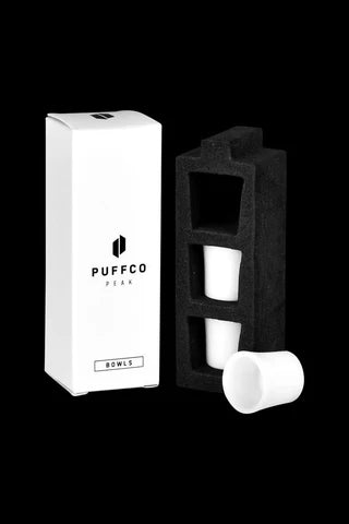 Puffco "The Original Puffco Peak" Replacement Ceramic Bowls (3-Pack)