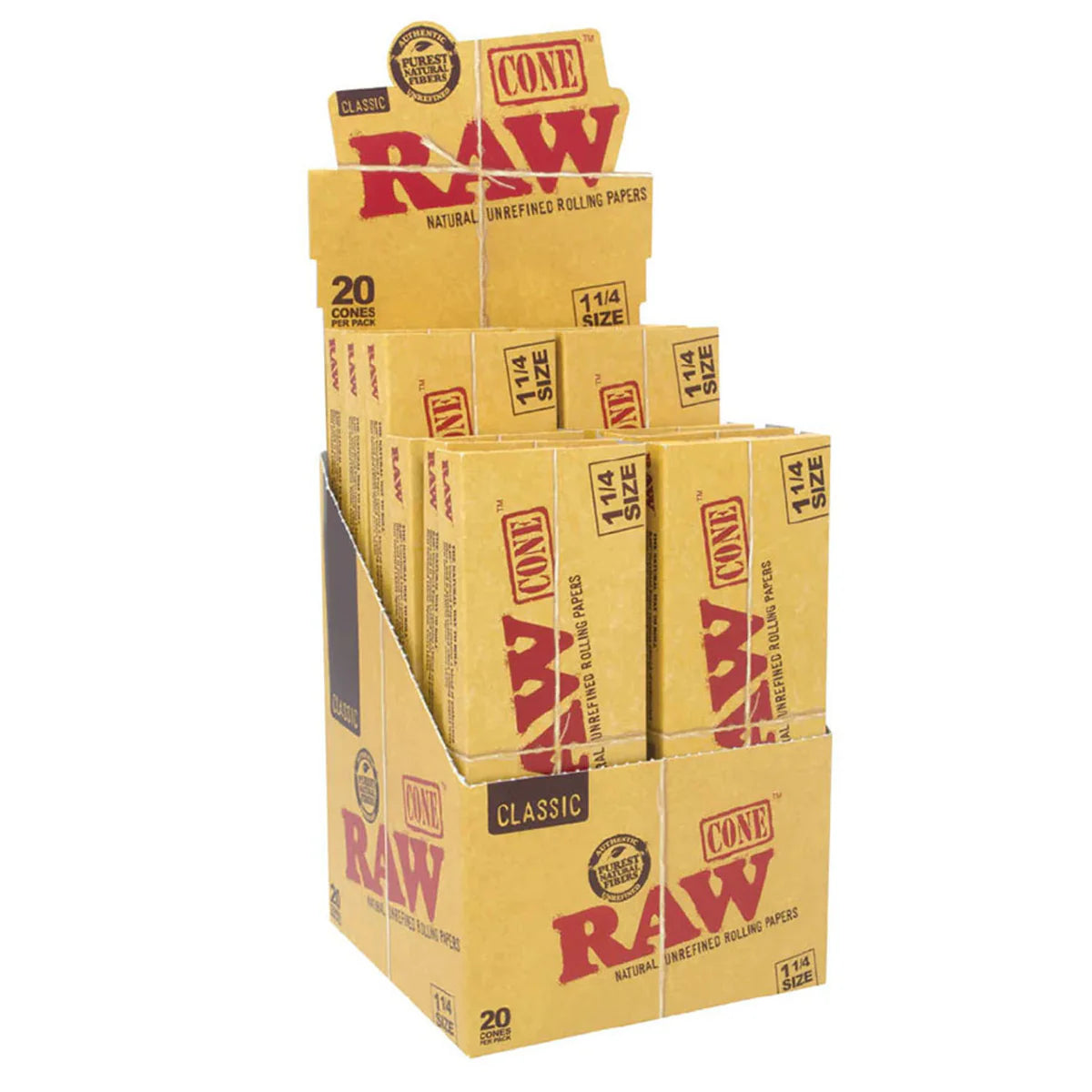 RAW Classic Rolling Papers & Cones