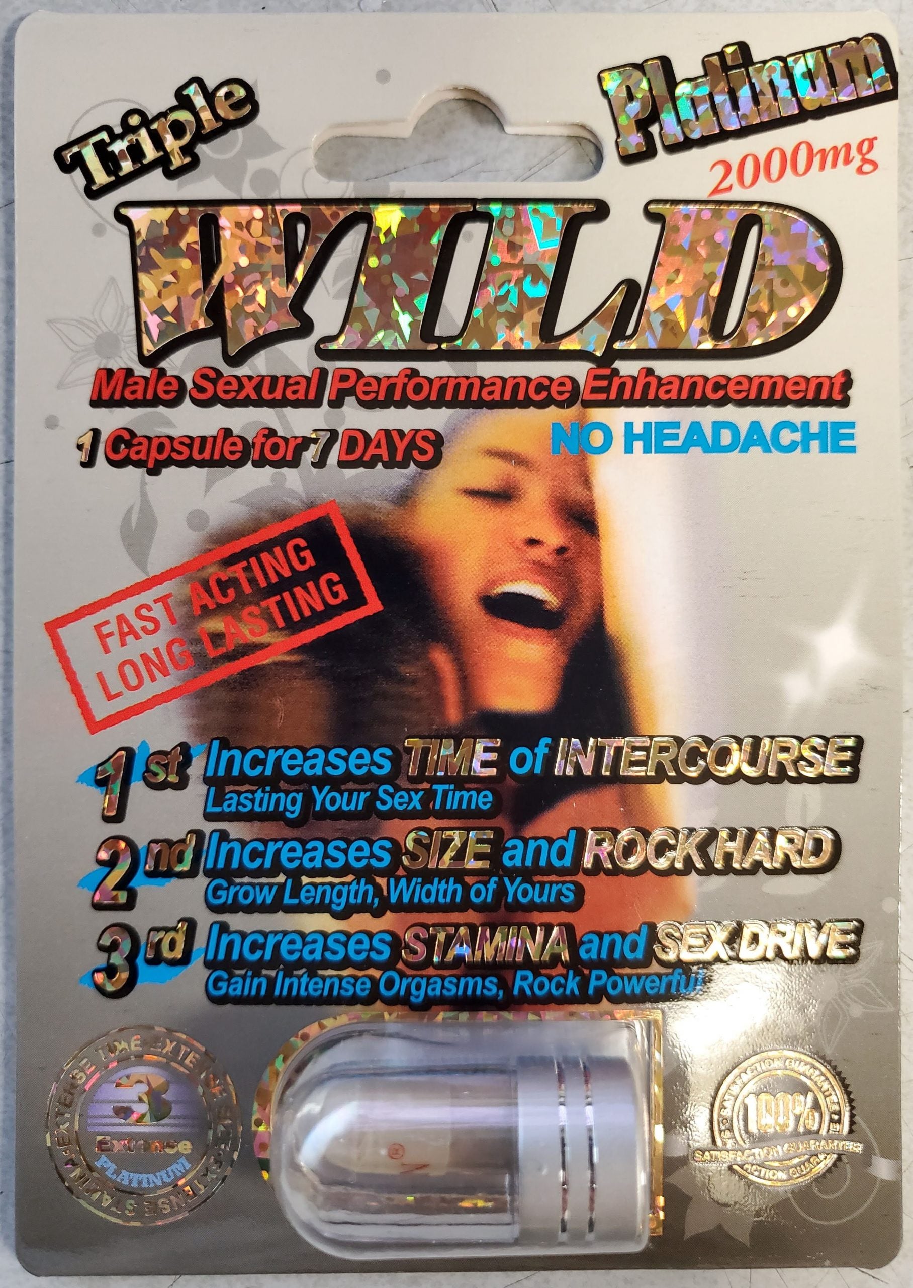 Triple Platinum Wild Capsule 2000mg