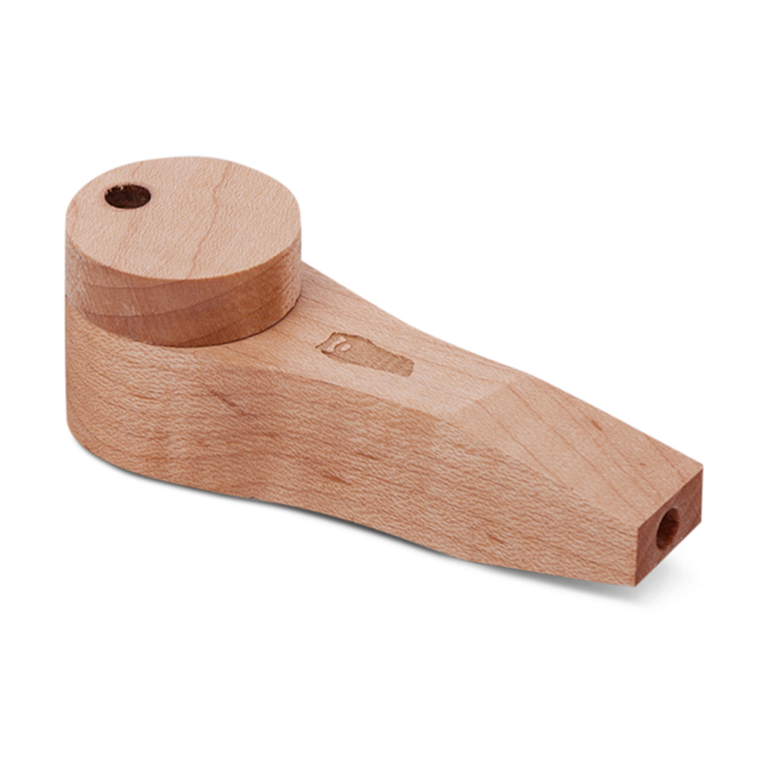 Circle Wood Pipe with Lid