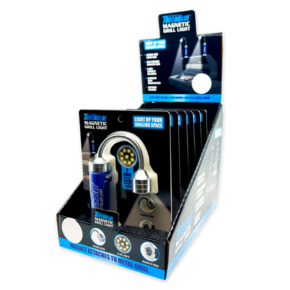TORCH BLUE MAGNETIC GRILL LIGHT 6 PIECES PER DISPLAY