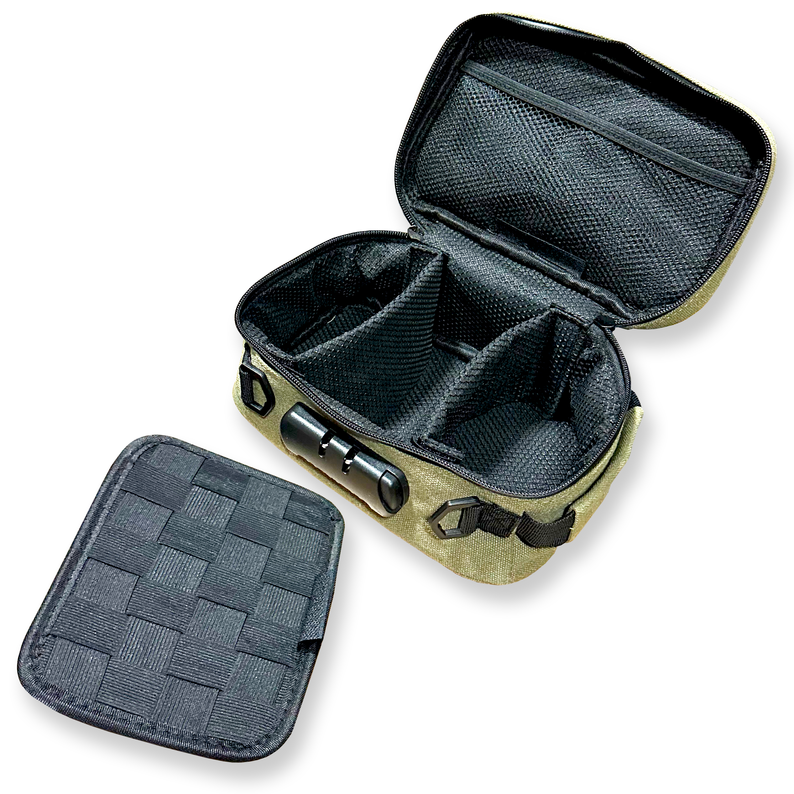 Smell Proof Canvas Lock Bag with Tool Organizer- 2 Pieces Per Pack