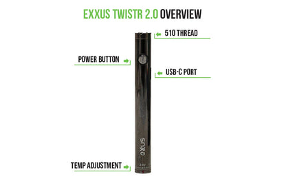 Exxus Twister 2.0 510 Battery