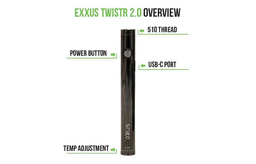 Exxus Twister 2.0 510 Battery