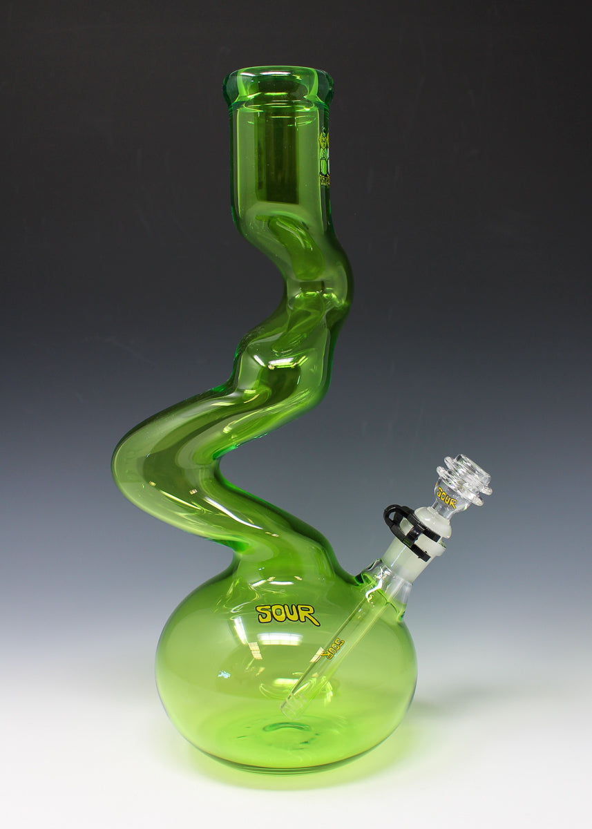 Authentic 15" Sour Fat Twist Waterpipe