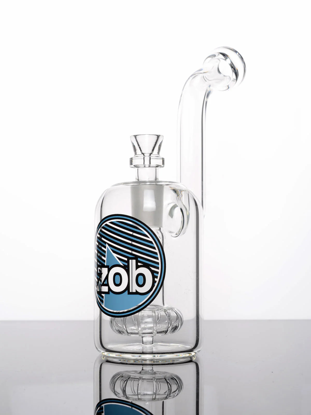Zob Glass 10 inch Wubbler Mouthpiece Bubbler with Showerhead Percolator