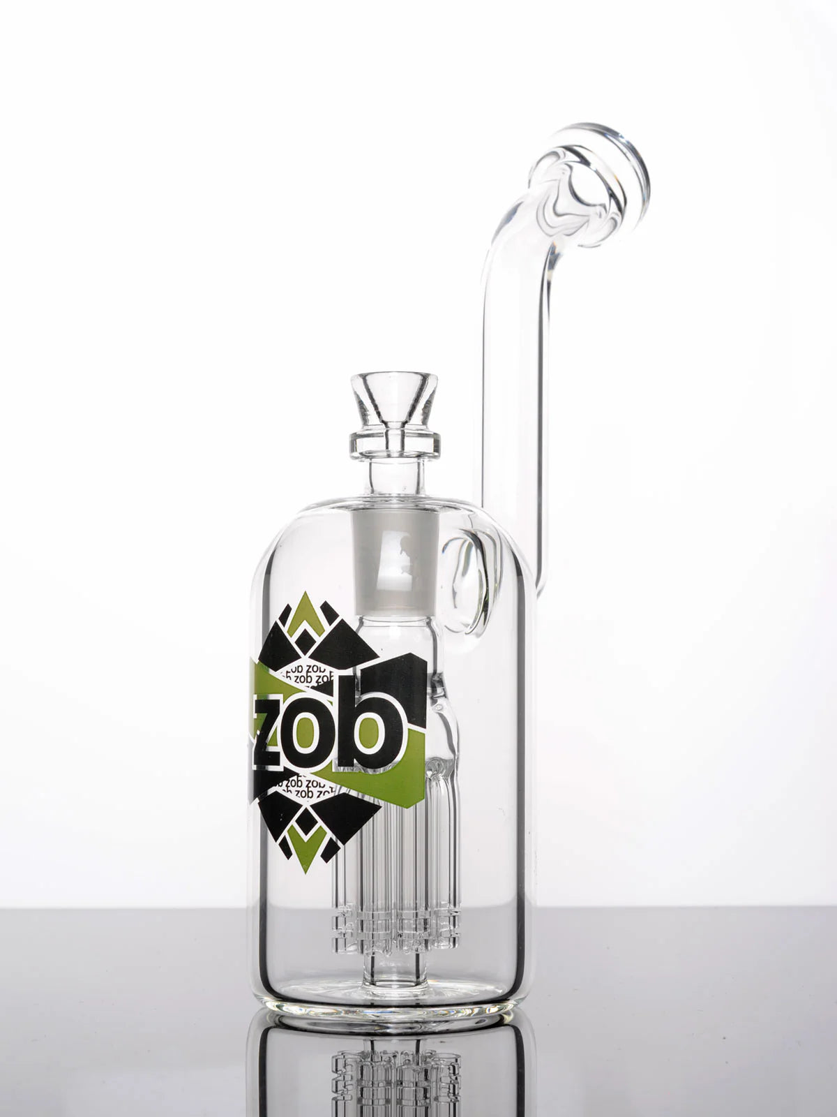 Zob Glass 10 inch Wubbler Mouthpiece Bubbler with 8 Arm Tree Percolator