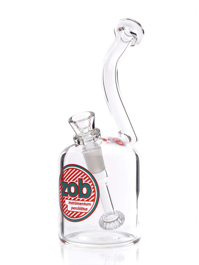 Zob Glass 8.5 inch 75mm Chamber Bubbler with Fixed Flat Disc Diffuser