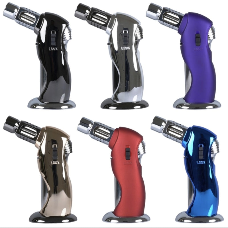 Scorch Torch 6.5" Color Easy Hand Held 45 Degree Powerful Torch Lighter