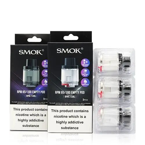 SMOK RPM 85/100 Replacement Pods (3 Pack)