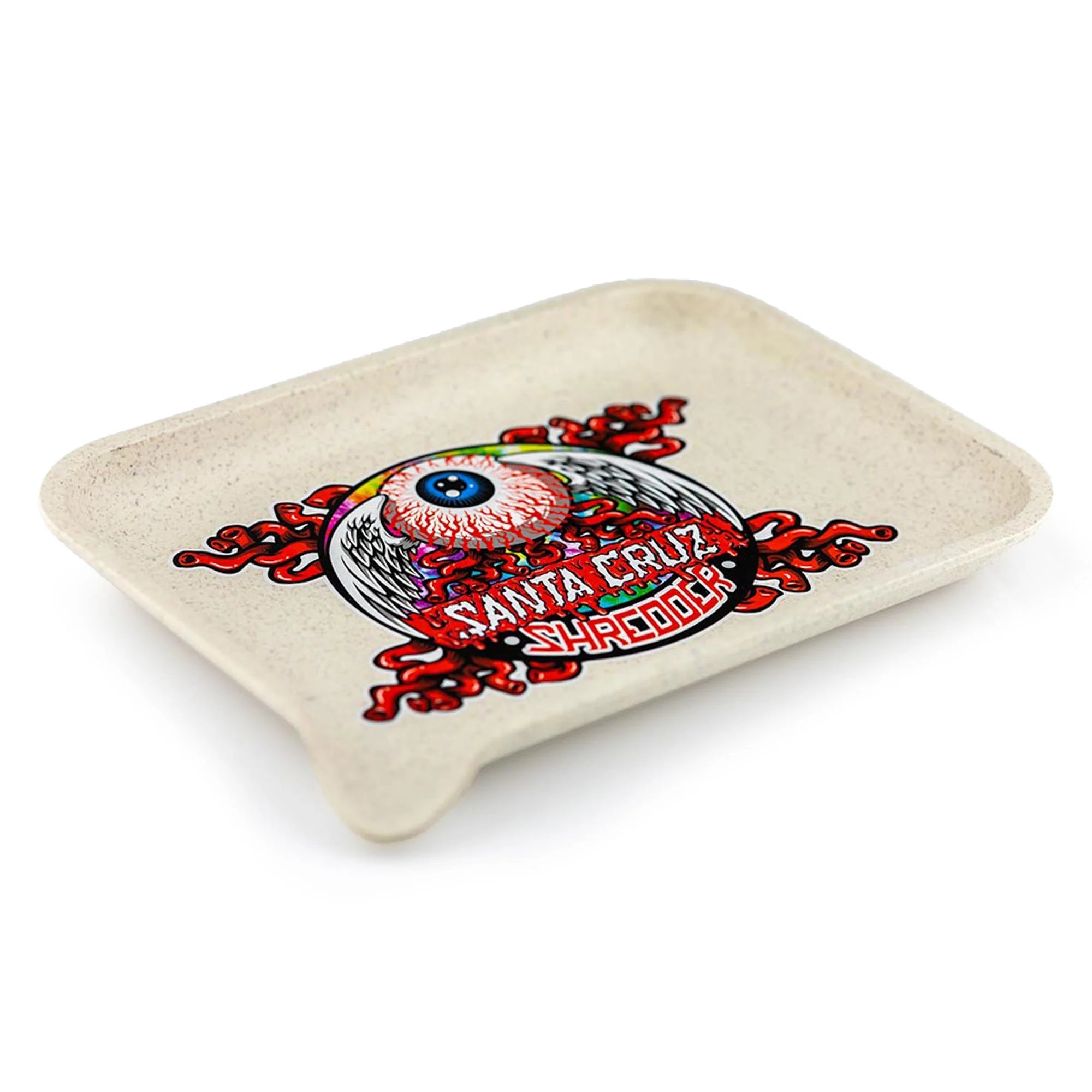 Santa Cruz Shredder Flying Eyeball Small Hemp Tray (5" x 7")