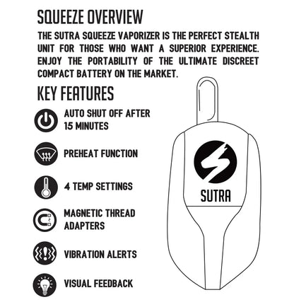 Sutra Vape Squeeze 510 Battery