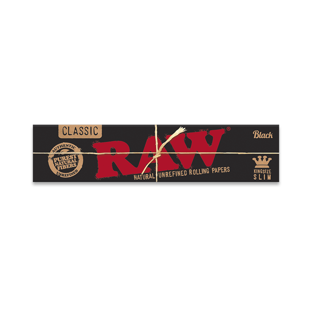 RAW Black Classic Rolling Papers & Cones