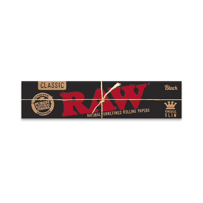 RAW Black Classic Rolling Papers & Cones