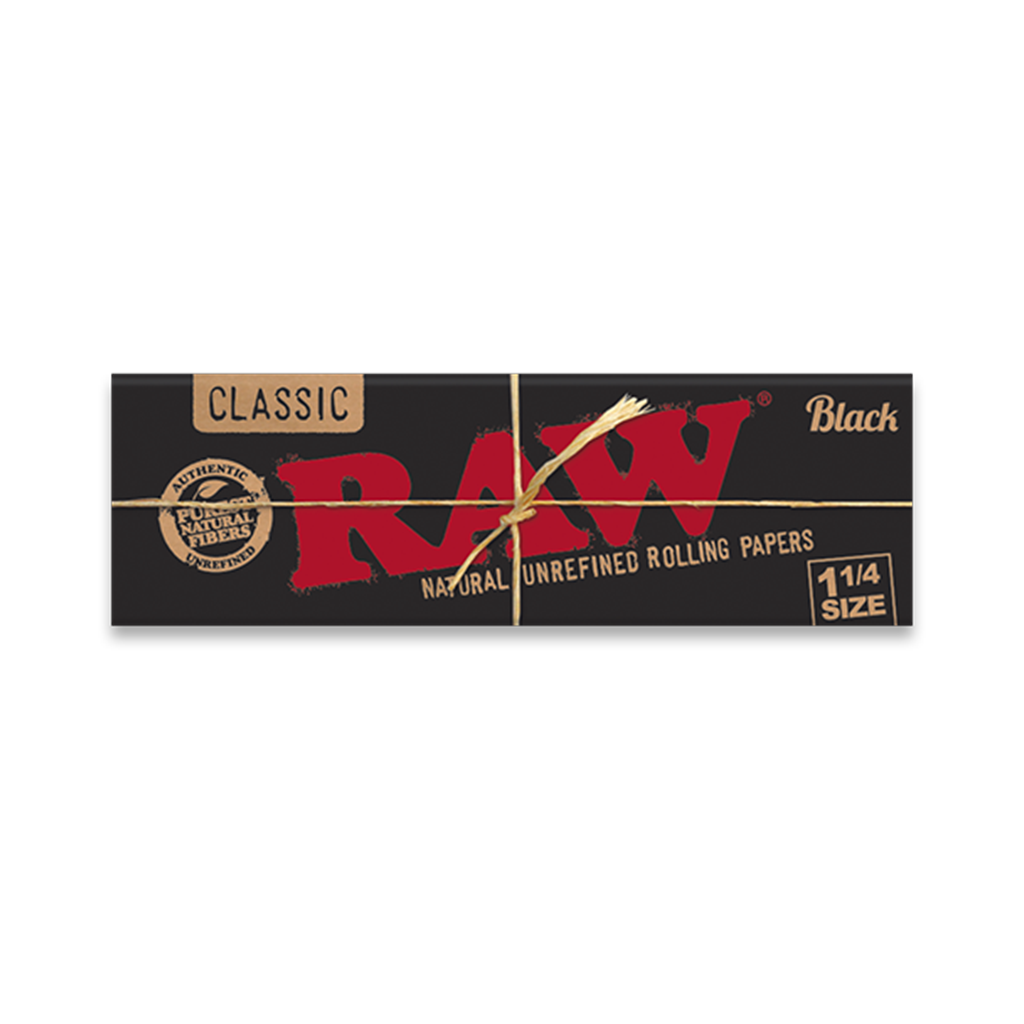 RAW Black Classic Rolling Papers & Cones